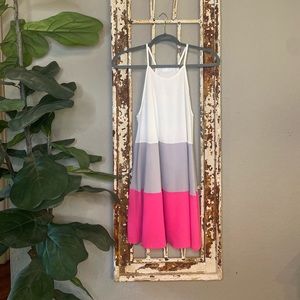 Color-block Swing Dress